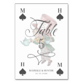  Alice in Wonderland Mad Hatter Character Kaart (Achterkant)