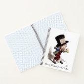 Alice in Wonderland - Mad Hatter (color) Notitieboek (Binnen)