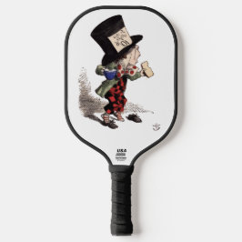 Alice in Wonderland - Mad Hatter (color) Pickleball Paddle