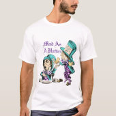 Alice in Wonderland Mad Hatter Funny T-shirt (Voorkant)