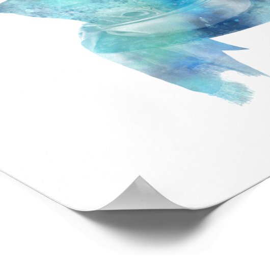 Alice in Wonderland Mad Hatter Horizontal Print (Hoek)