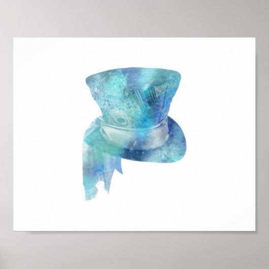 Alice in Wonderland Mad Hatter Horizontal Print (Voorkant)