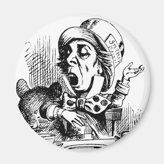 Alice in Wonderland Mad Hatter Magneet (Voorkant)