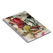 Alice in Wonderland Mad Hatter Notitieboek (Rechterzijde)