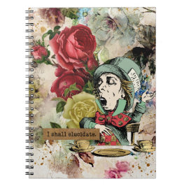 Alice in Wonderland Mad Hatter Notitieboek