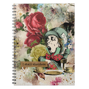  Alice in Wonderland Mad Hatter Notitieboek