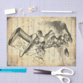 Alice in Wonderland  Mad Hatter ontkoppeling Tissuepapier (Craft)