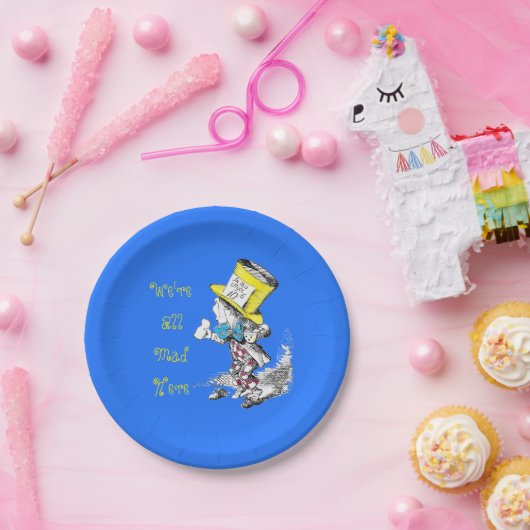 Alice in Wonderland Mad Hatter Paper Bord (Feest)