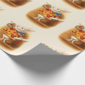 Alice in Wonderland Mad Hatter Rabbit Gift Cadeaupapier (Hoek)