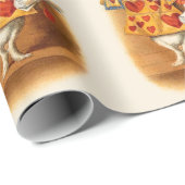 Alice in Wonderland Mad Hatter Rabbit Gift Cadeaupapier (Rol Hoek)