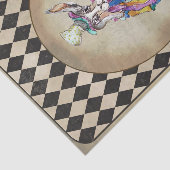 Alice in Wonderland Mad Hatter Rabbit Tissuepapier (Detail)