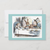 Alice in Wonderland, Mad Hatter, Tea Party Kaart (Voorkant)