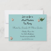 Alice in Wonderland, Mad Hatter, Tea Party Kaart (Achterkant)