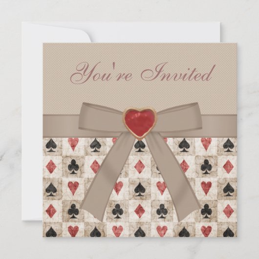 Alice in Wonderland Mad Hatter Tea Party Kaart (Voorkant)