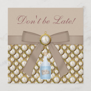 Alice in Wonderland Mad Hatter Tea Party nodigt ui Kaart