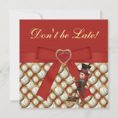 Alice in Wonderland Mad Hatter Tea Party nodigt ui Kaart (Voorkant)