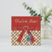 Alice in Wonderland Mad Hatter Tea Party nodigt ui Kaart (Staand voorkant)