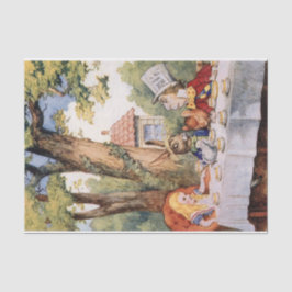 Alice in Wonderland Mad Hatter Tea Party ontkoppel Tissuepapier