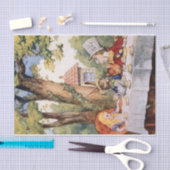 Alice in Wonderland Mad Hatter Tea Party ontkoppel Tissuepapier (Craft)