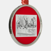 Alice in Wonderland Mad Hatter Tea Party Ornament (Rechts)