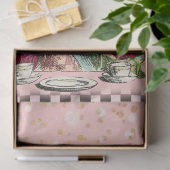 Alice in Wonderland Mad Hatter Tea Party Tissuepapier (Geschenk)