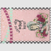 Alice in Wonderland Mad Hatter Tea Party Tissuepapier (Voorkant)