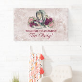 Alice in Wonderland Mad Hatter Tea Party Welkom Spandoek (Insitu)