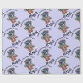 Alice in Wonderland Mad Hatter Teacups Aangepaste Cadeaupapier (Vlak)