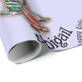 Alice in Wonderland Mad Hatter Teacups Aangepaste Cadeaupapier (Rol Hoek)