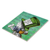 Alice in Wonderland | Mad Hatter Tegeltje (Zijkant)