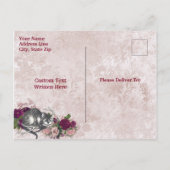 Alice in Wonderland Mad Hatter Verjaardag Tea Part Uitnodiging Briefkaart (Achterkant)