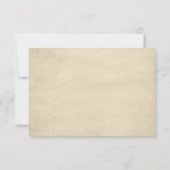  Alice in Wonderland Mad Hatter Wedding RSVP Kaartje (Achterkant)