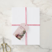 Alice in Wonderland Mad Hatters Tea Party Custom Cadeaulabel (Met Touw)