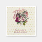 Alice in Wonderland Mad Hatters Tea Party Custom Servet (Voorkant)