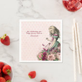 Alice in Wonderland Mad Hatters Tea Party Custom Servet (Insitu)