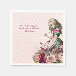 Alice in Wonderland Mad Hatters Tea Party Custom Servet