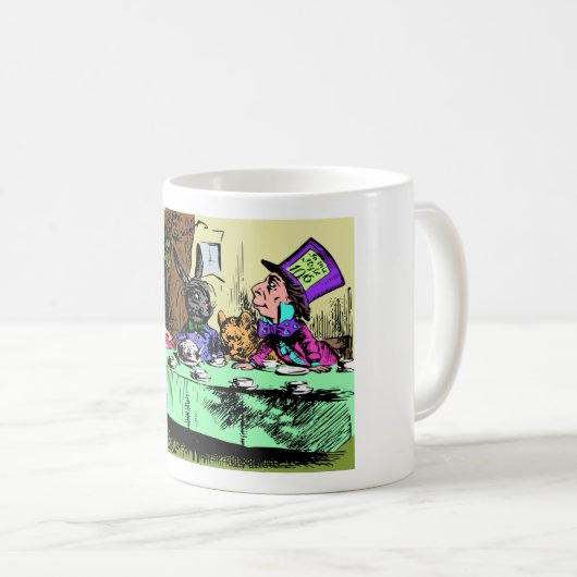 Alice in Wonderland Mad Hatter's Tea Party Mok (Voorkant rechts)