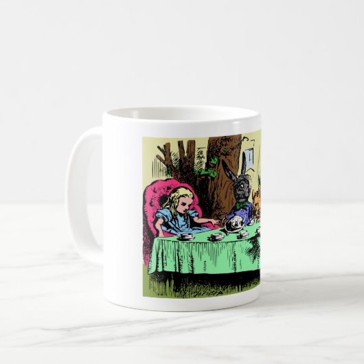 Alice in Wonderland Mad Hatter's Tea Party Mok (Voorkant links)