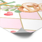 Alice in Wonderland Mad Tea Birthday Party Welkom Poster (Hoek)