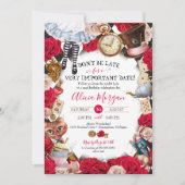 Alice in Wonderland Mad Tea Party Birthday Kaart (Voorkant)