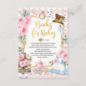 Alice in Wonderland Mad Tea Party Books for Baby Informatiekaartje (Voorkant)