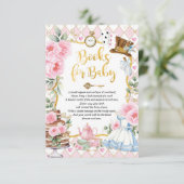Alice in Wonderland Mad Tea Party Books for Baby Informatiekaartje (Staand voorkant)