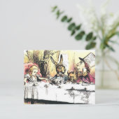 Alice in Wonderland Mad Tea Party Briefkaart (Staand voorkant)