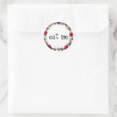 Alice in Wonderland Mad Tea Party eet me Ronde Sticker (Tas)
