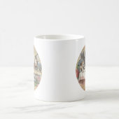 Alice in Wonderland Mad Tea Party Kunst Koffiemok (Center)