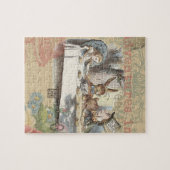 Alice in Wonderland Mad Tea Party Kunst Legpuzzel (Horizontaal)