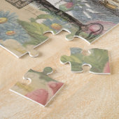 Alice in Wonderland Mad Tea Party Kunst Legpuzzel (Zijkant)