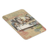 Alice in Wonderland Mad Tea Party Kunst Magneet (Rechterzijde)