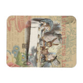 Alice in Wonderland Mad Tea Party Kunst Magneet (Horizontaal)