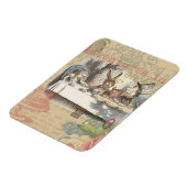 Alice in Wonderland Mad Tea Party Kunst Magneet (Linkerzijde)